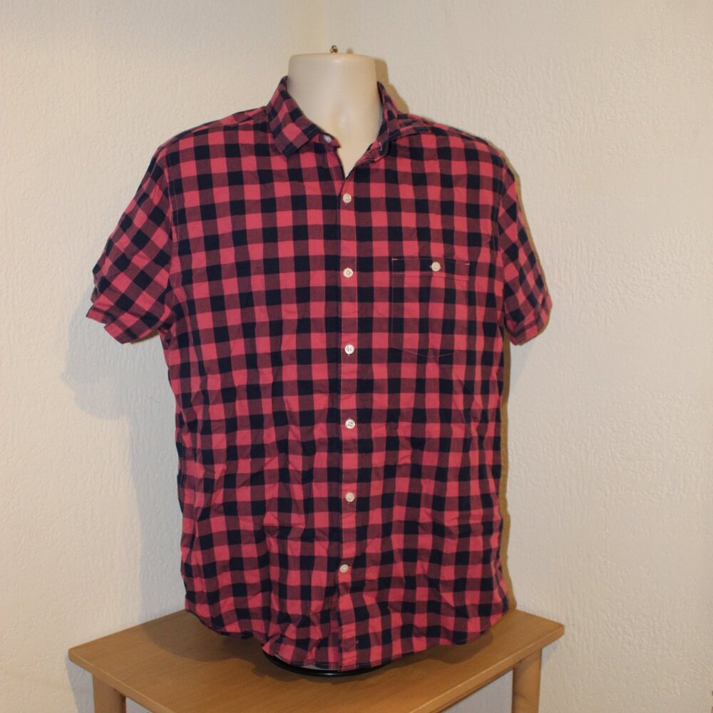 Express Short Sleeve Casual Button Up - Size L/G